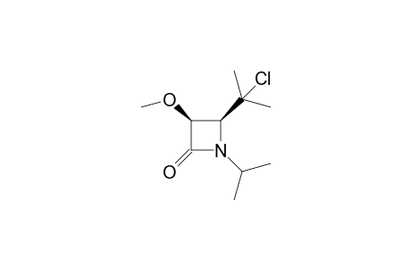 CIS-4-[(1-CHLORO-1-METHYL)-ETHYL]-1-ISOPROPYL-3-METHOXY-AZETIDIN-2-ONE