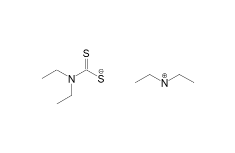 Diethyldithiocarbamic acid, compound with diethylamine(1:1)