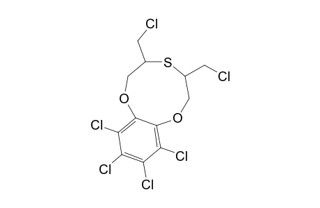 (3RS,5RS)-3,5-BIS-CHLOROMETHYL-2,3,5,6-TETRAHYDRO-1,7,4-TETRACHLOROBENZODIOXATHIONIN;OTHER_DIASTEREOMER_NOT_FOUND