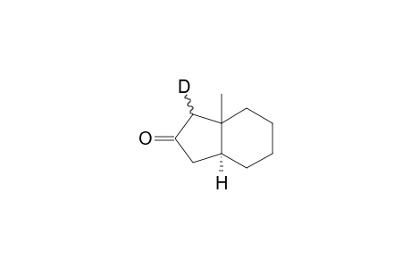 trans-8-Methylhydrindan-2-one-1-D1