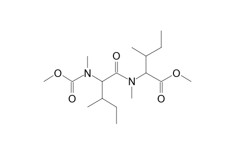 L-Isoleucyl-L-isoleucine, N,N'-dimethyl-N-methoxycarbonyl-, methyl ester