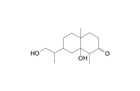 2-Naphthalenone, 1,4a-dimethylperhydro-8a-hydroxy-7-(2-hydroxy-1-methylethyl)