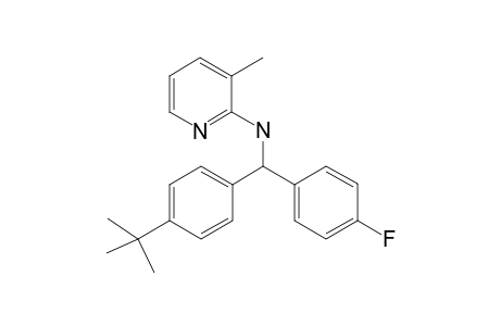 N-[{4-(Tert-butyl)phenyl}(4-fluorophenyl)methyl]-3-methylpyridin-2-amine