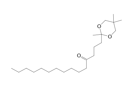 1-(2,5,5-Trimethyl-1,3-dioxan-2-yl)-4-pentadecanone