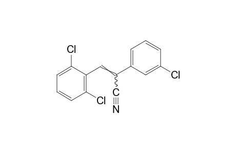 2-(m-Chlorophenyl)-3-(2,6-dichlorophenyl)acrylonitrile