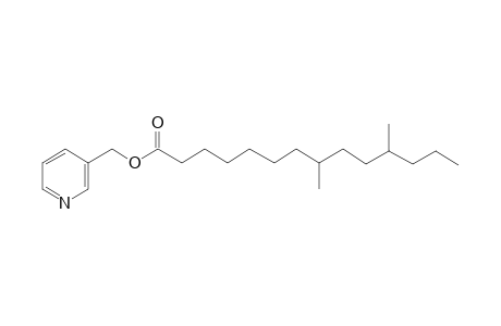 8,11-Dimethyltetradecanoic acid, picolinyl ester