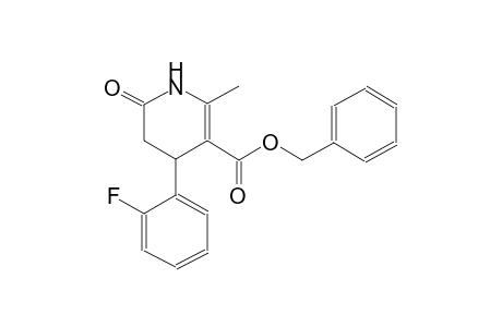 benzyl 4-(2-fluorophenyl)-2-methyl-6-oxo-1,4,5,6-tetrahydro-3-pyridinecarboxylate