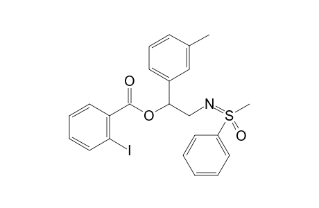 2-(S-Methyl-S-phenyl)sulfoximidoyl-1-(m-tolyl)ethyl 2-iodobenzoate