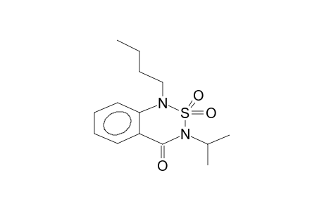 1-BUTYL-3-ISOPROPYL-1H-2,1,3-BENZOTHIADIAZIN-(4)-3H-ONE 2,2-DIOXIDE