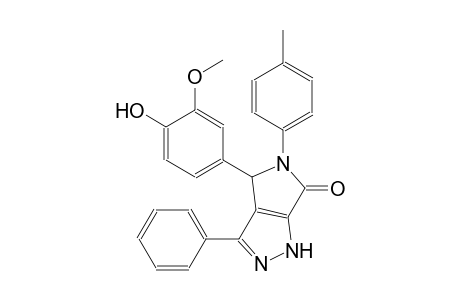 pyrrolo[3,4-c]pyrazol-6(1H)-one, 4,5-dihydro-4-(4-hydroxy-3-methoxyphenyl)-5-(4-methylphenyl)-3-phenyl-