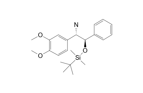 (1R,2S)-(-)-2-[(dimethyl(2,2-dimethylethyl)silyloxy]-1-(3,4-dimethoxyphenyl)-2-phenylethylamine