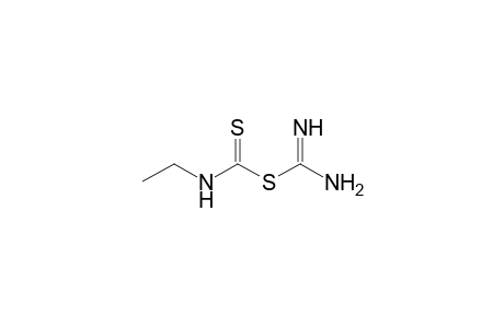 Carbamodithioic acid, ethyl-, anhydrosulfide with carbamimidothioic acid