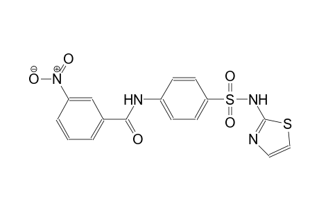 3-nitro-N-{4-[(1,3-thiazol-2-ylamino)sulfonyl]phenyl}benzamide