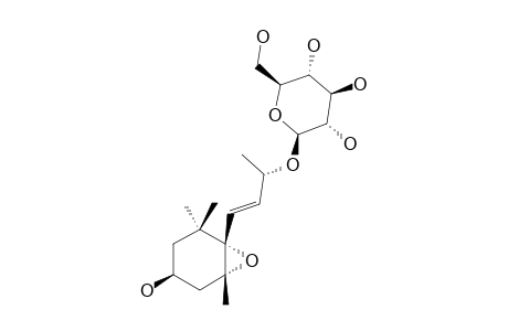 3-HYDROXY-5,6-EPOXY-BETA-IONOL-3-O-BETA-D-GLUCOPYRANOSIDE
