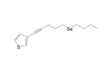 1-Butylseleno-5-(thiophen-3-yl)-pent-4-yne