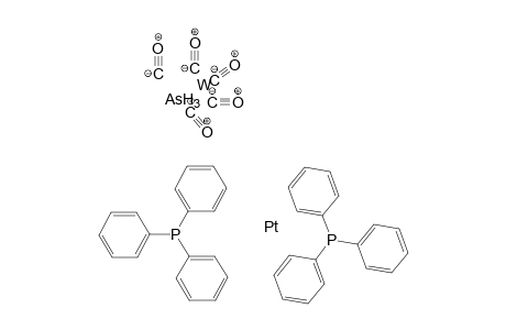 Arsane platinum bis[triphenylphosphane tungsten pentacarbonyl