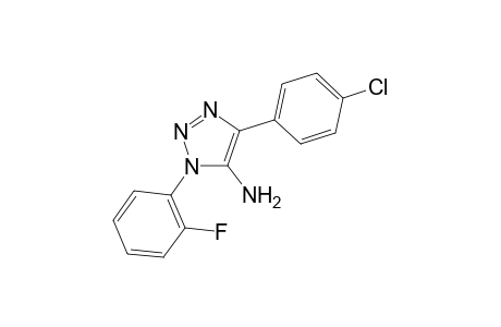 1H-1,2,3-Triazol-5-amine, 4-(4-chlorophenyl)-1-(2-fluorophenyl)-