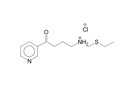 Ethylsulfanylmethyl-(4-oxo-4-pyridin-3-yl-butyl)-ammonium chloride