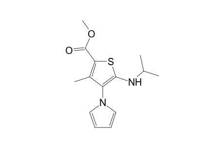 Methyl 5-(Isopropylamino)-3-methyl-4-(1H-pyrrol-1-yl)thiophene-2-carboxylate