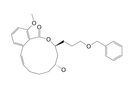 (3S,5R)-3-[3-(Benzyloxy)propyl]-5-hydroxy-14-methoxy-3,4,5,6,7,8-hexahydro-1H-2-benzoxacyclododecin-1-one