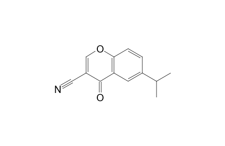 4-oxo-6-propan-2-ylchromene-3-carbonitrile