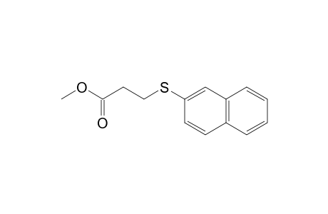 3-[(2-naphthyl)thio]propionic aicd, methyl ester