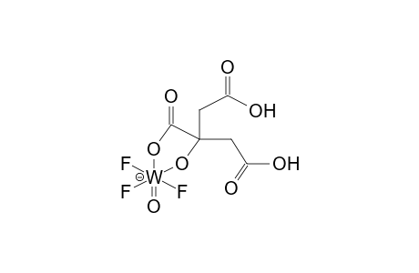 TRIFLUORO(1,2-DICARBOXY-1-CARBOXYMETHYLETHOXY)OXOTUNGSTENATE ANION