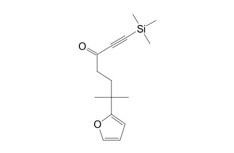 6-(2-FURYL)-6-METHYL-1-(TRIMETHYLSILYL)-1-HEPTYN-3-ONE