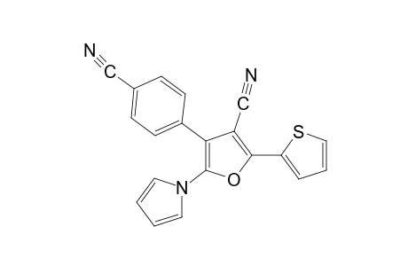 4-(p-cyanophenyl)-5-(pyrrol-1-yl)-2-(2-thienyl)-3-furonitrile