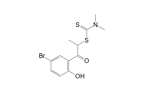 5'-bromo-2'-hydroxy-2-mercaptopropiophenone, 2-(dimethyldithiocarbamate)