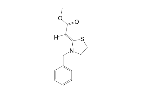 Methyl (Z)-(3-benzylthiazolidin-2-ylidene)acetate