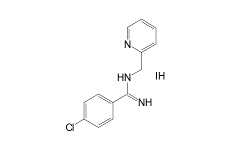 p-chloro-N-[(2-pyridyl)methyl]benzamidine, monohydroiodide