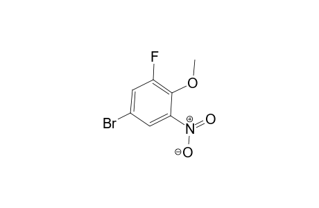 4-Bromo-2-fluoro-6-nitroanisole