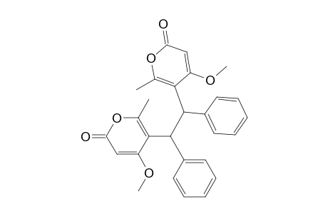 5,5'-[1,2-diphenyl-1,2-ethanediyl]bis(4-methoxy-6-methyl-2H-pyran-2-one)