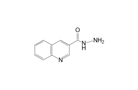 3-quinolinecarboxylic acid, hydrazide