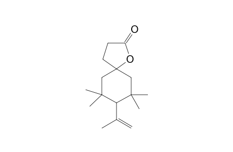 7,7,9,9-tetramethyl-8-(1-methylethenyl)-1-oxaspiro[4.5]decan-2-one