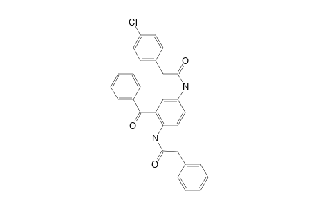 N-[2-benzoyl-4-[2-(4-chloro-phenyl)-acetylamino]-phenyl]-2-phenyl-acetamide