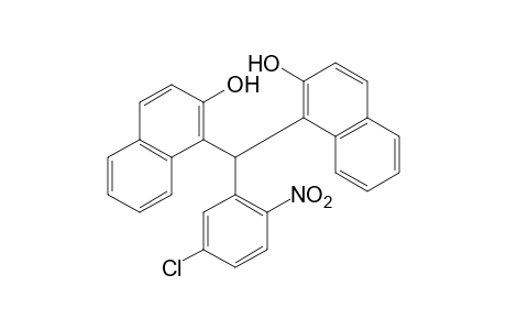 1,1'-(5-chloro-2-nitrobenzylidene)di-2-naphthol