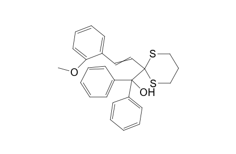 (2-(2-methoxystyryl)-1,3-dithian-2-yl)diphenylmethanol