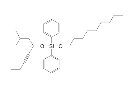 Silane, diphenyl(2-methyloct-5-yn-4-yloxy)nonyloxy-