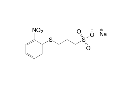 3-[(o-nitrophenyl)thio]-1-propanesulfonic acid, sodium salt
