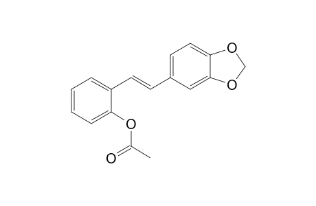 1-(3,4-Methylenedioxyphenyl)-2-(2-acetoxyphenyl)ethene