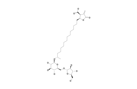 (3S,4S,18S)-18-O-ALPHA-D-ARABINOFURANOSYL-(1->6)-BETA-D-GLUCOPYRANOSIDE-PROTOCONSTIPATIC-ACID