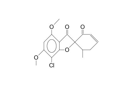 Spiro[benzofuran-2(3H),1'-[3]cyclohexene]-2',3-dione, 7-chloro-4,6-dimethoxy-6'-methyl-