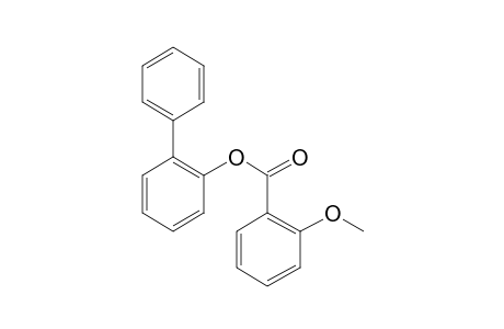 2-Methoxybenzoic acid, 2-biphenyl ester