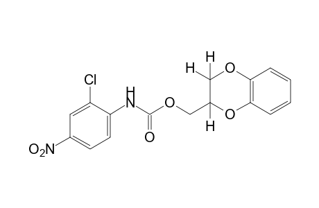 2-chloro-4-nitrocarbanilic acid, (1,4-benzodioxan-2-yl)methyl ester