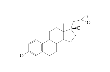 17.alpha.-(2',3'-Epoxyprop-1'-yl)estra-1,3,5(10)-trien-3,17.beta.-diol