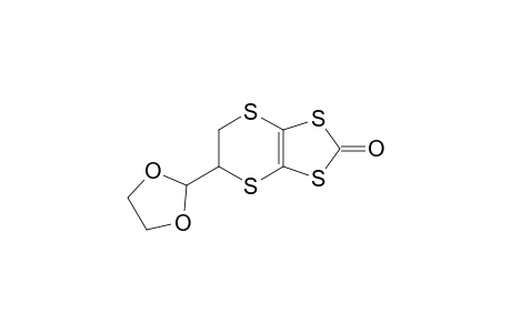 5,6-Dihydro-5-(1',3'-dioxolan-2'-yl)-1,3-dithiolo[4,5-b][1,4]dithiin-2-one
