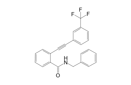 N-benzyl-2-{[3-(trifluoromethyl)phenyl]ethynyl}benzamide