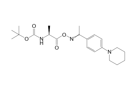 [1-[4-(1-piperidyl)phenyl]ethylideneamino] (2S)-2-(tert-butoxycarbonylamino)propanoate